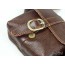 leather Single strap bag coffee
