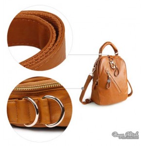 purse backpack leather