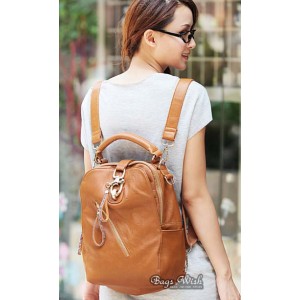 womens Western leather backpack