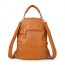 Western leather backpack for women