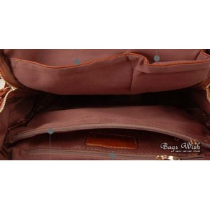 tan purse backpack leather
