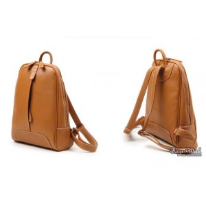 brown Leather satchel for women