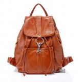 Leather backpack satchel, leather back pack purse