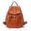 brown Leather backpack satchel