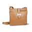 apricot Leather messenger bag women