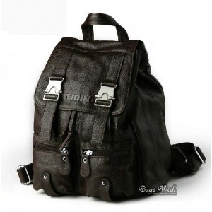 black Leather travel bag