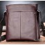 Leather shoulder bags men