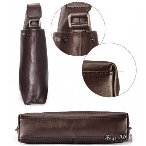 cowhide Leather shoulder bag