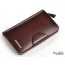 Mens leather zip around wallet