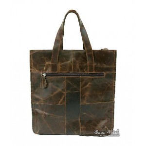 coffee tote bag leather