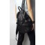 black school backpack for women