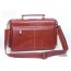 brown High quality leather briefcase