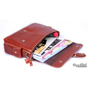 brown 13 laptop bag