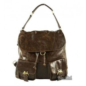 Handbag messenger bag, coffee shoulder backpack