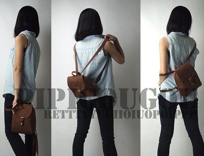 small leather backpacks for ladies