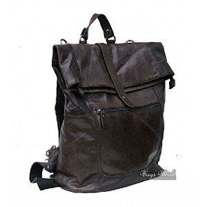 Vintage leather backpack for men brown, black mens leather backpack
