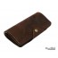 brown old leather wallet