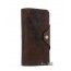 Mens leather wallet co, brown old leather wallet