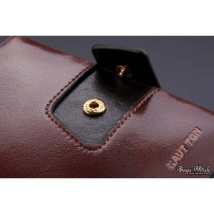 brown Slim leather wallet