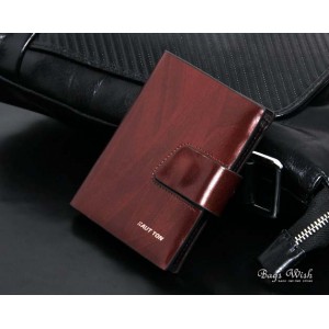 brown small leather wallet for men