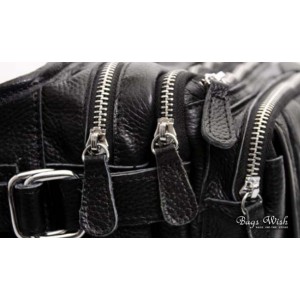 black waist pack for men