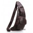 leather One strap backpack