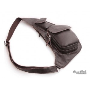 leather coffee day backpack