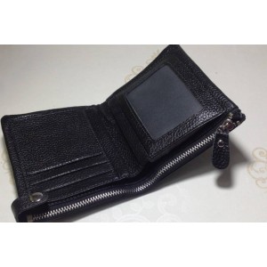 Soft leather wallet coffee