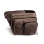 brown leather waist purse
