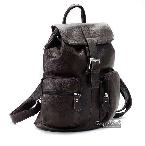 Leather school backpack black, coffee leather satchel bag