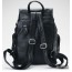black leather satchel bag