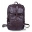 Leather purse backpack coffee