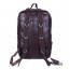 mens Leather purse backpack coffee
