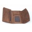 brown tri fold wallet