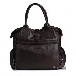 Trendy leather handbag black, coffee unique leather handbag