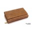 Trifold leather wallet