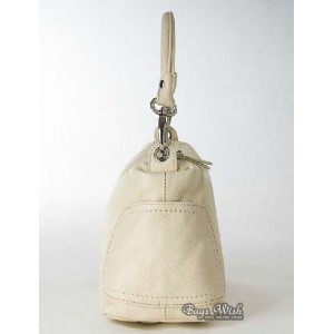 beige Hobo leather handbag
