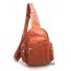 Backpack shoulder bag brown