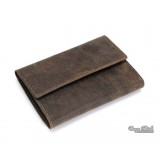 Tri fold leather wallets for men