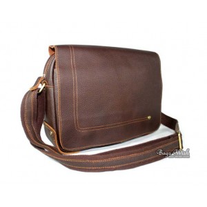 leather Messenger bag briefcase
