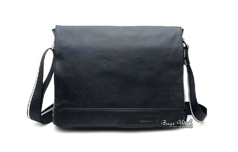mens black satchel