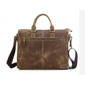 brown cool briefcase