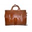 brown Genuine leather briefcase