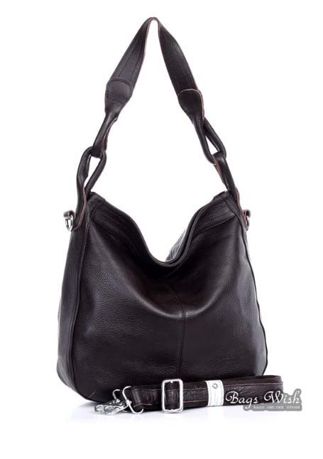 Rossie Viren Vintage Leather Deluxe Vertical Messenger Shoulder Bag