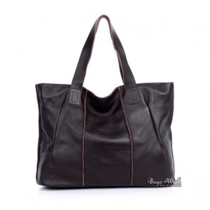 Tote bag leather, vintage leather handbag tote
