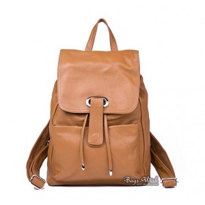 Fashion backpack, genuine leather backpack