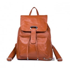 orange Fashion backpack