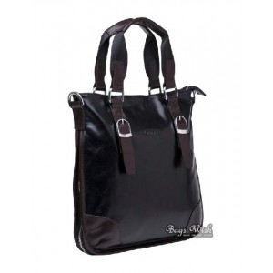 black Ipad leather bag for work