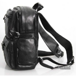 Leather satchel bag