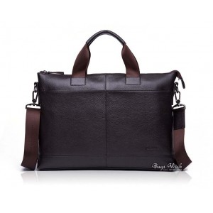brown Leather briefcase messenger bag